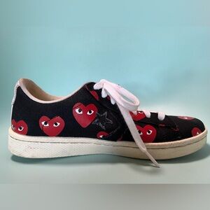 Comme des Garcons X Play Heart Sneakers